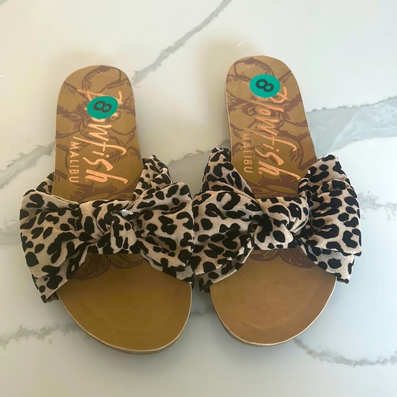 Blowfish Shoes New Blowfish Malibu Leopard Sandals Size